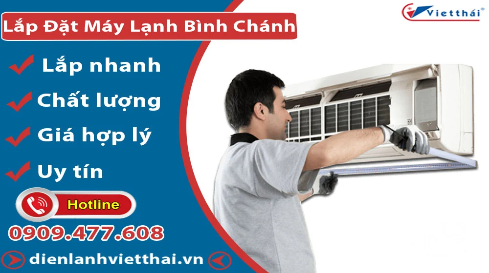 Dịch vụ lắp đặt máy lạnh huyện Bình Chánh