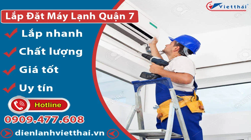 Dịch vụ lắp đặt máy lạnh quận 7