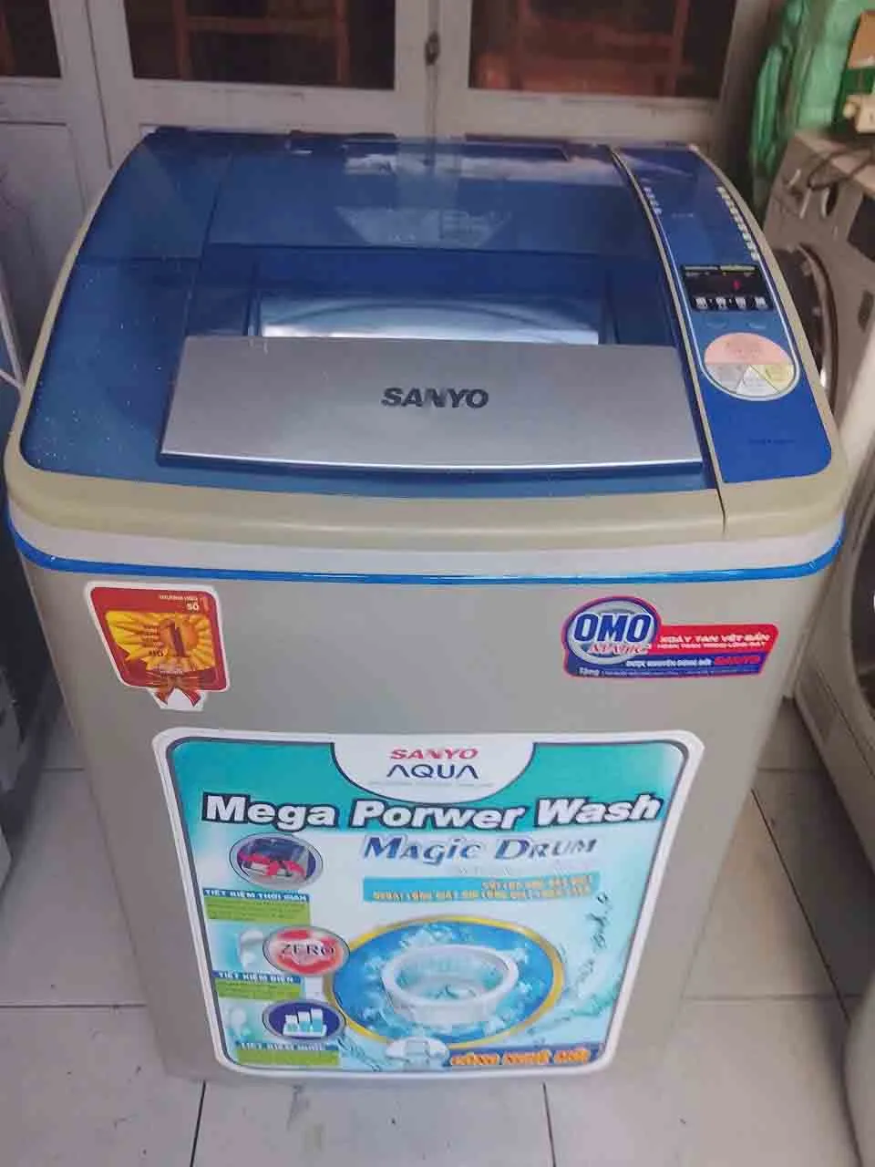 Máy Giặt Sanyo 8kg Lồng Nghiêng cực êm