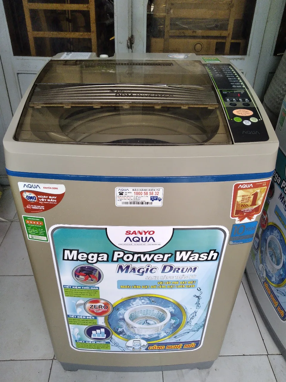 Máy Giặt Sanyo Inverter 9Kg