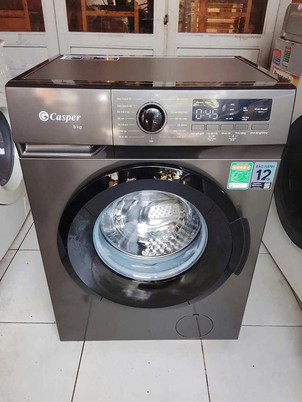 Máy Giặt Casper Inverter 8kg Mới 99%