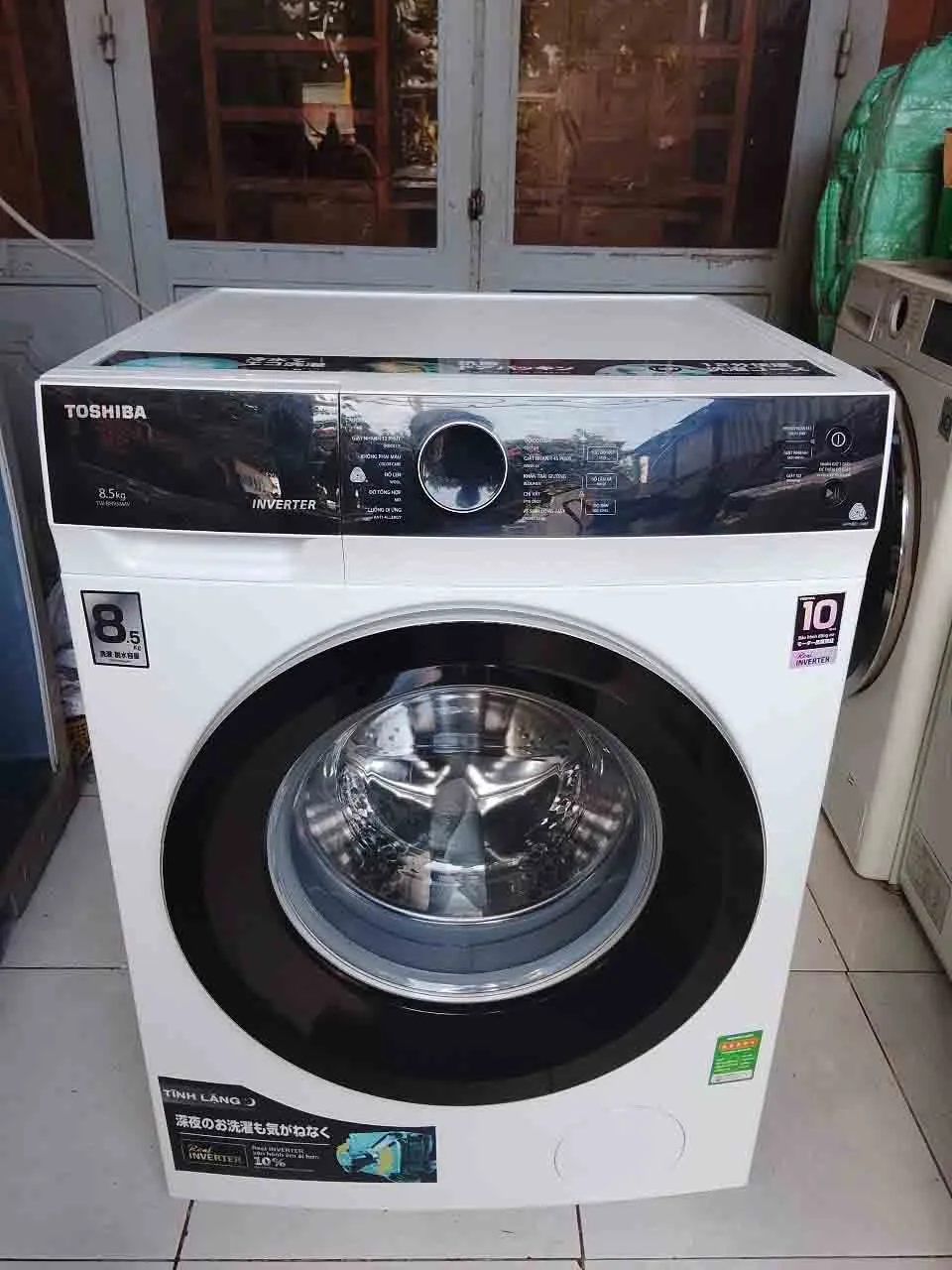 máy giặt toshiba inverter 8,5kg TWBH95M4V
